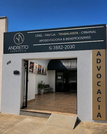 Fachada do Andretto Advocacia na Rua Ramos de Azevedo, 488
